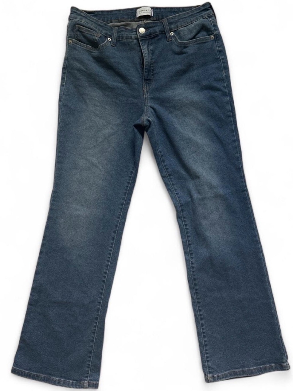 crown & ivy bootcut jeans size 12 petite